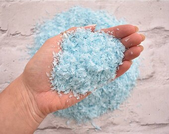 Biodegradable Baby Blue Confetti | Paper Confetti | Tissue Paper Wedding Confetti | Throwing Confetti | Microfetti | 1 Litre 20 guests