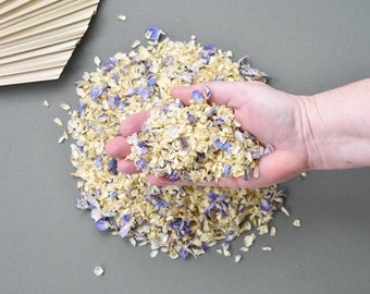 Natural Petal Confetti | Biodegradable Wedding confetti | Real Flower Petals | 100% Natural | Something Blue | 1 Litre