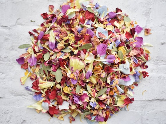 100g Natural Wedding Confetti Dried Flower Pop Wedding Confetti Diy  Biodegradable Handmade Dried Petals - Dried Flowers - AliExpress