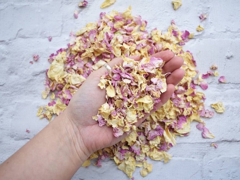 Biodegradable Confetti Organza Confetti Pouches Natural Dried Petal Confetti Classic Confetti Rose Petal Confetti Confetti Bags Cherish