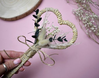 Dried Flower Flower Girl Wand