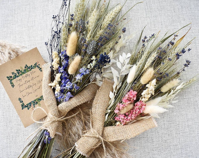 Dried Flowers | Dried Flower Arrangement | Dried Flower Bouquet | Gifts for her | New Baby | Housewarming Gift | Birthday | Mother's Day