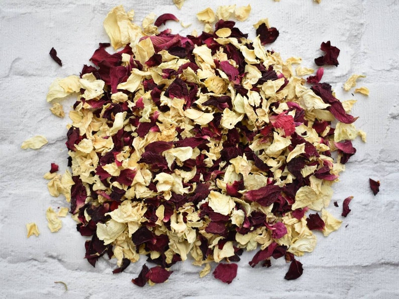 Biodegradable Classic Confetti filled pouches & tray Natural Etsy