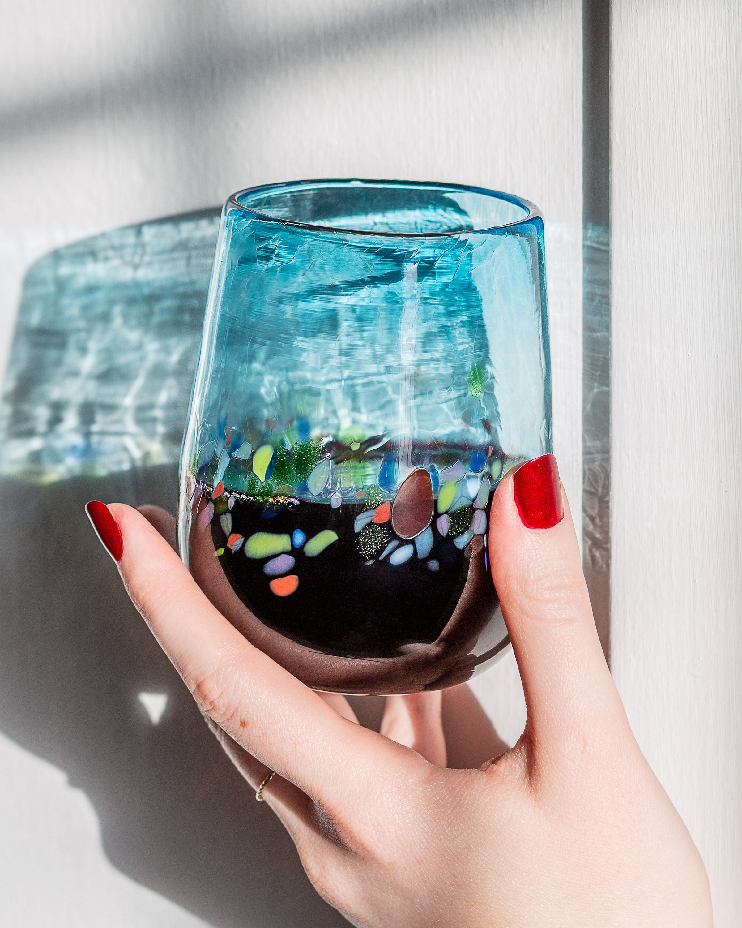 Stemless Logo Wine Glasses – Door Peninsula Winery