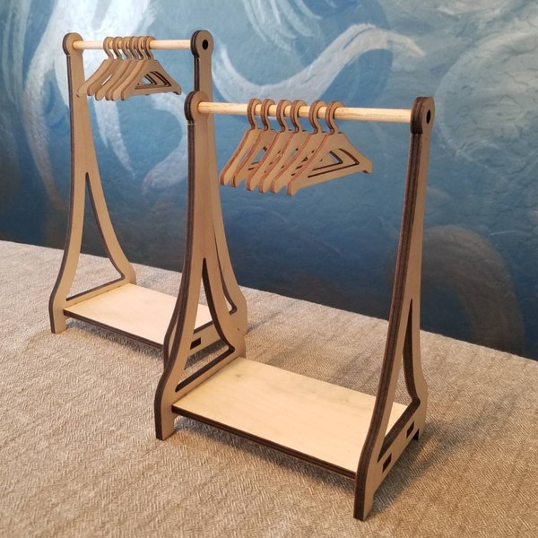 Doll Clothes Rack Etsy