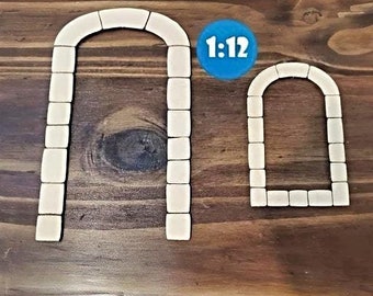 Window and Door Trim for 1:12 Castle Stackable