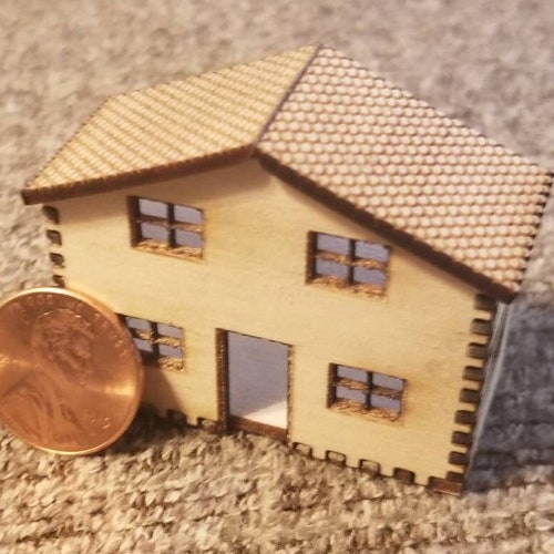 Wooden toy Dollhouse for 112 Scale Dollhouse Etsy