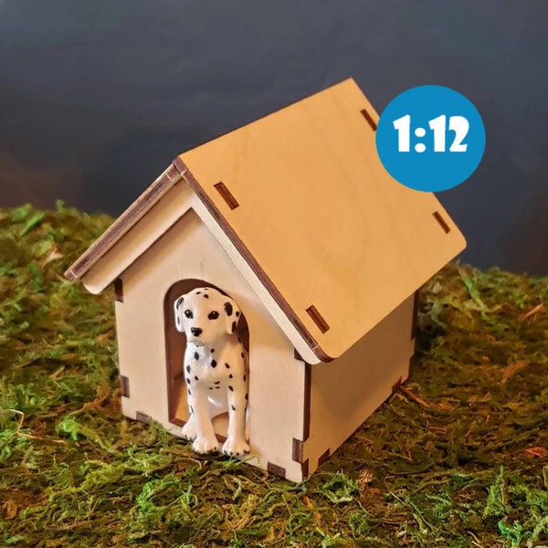 Dog House for 1:12 Scale Dolls