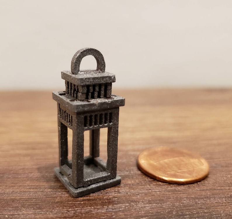 Miniature Lantern for 1:12 Scale Dollhouse image 4