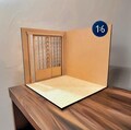 Japanese Miniature Room Backdrop | Dollhouse Corner Box | Doll Photography Backdrop | for 11-12 Inch Doll | 1:6 Scale