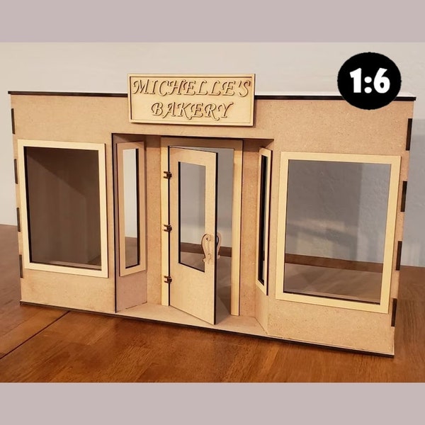 Store Room Box for 1:6 Scale | Storefront Diorama | Toy Store, Boutique, Cafe | 11-12" Dolls