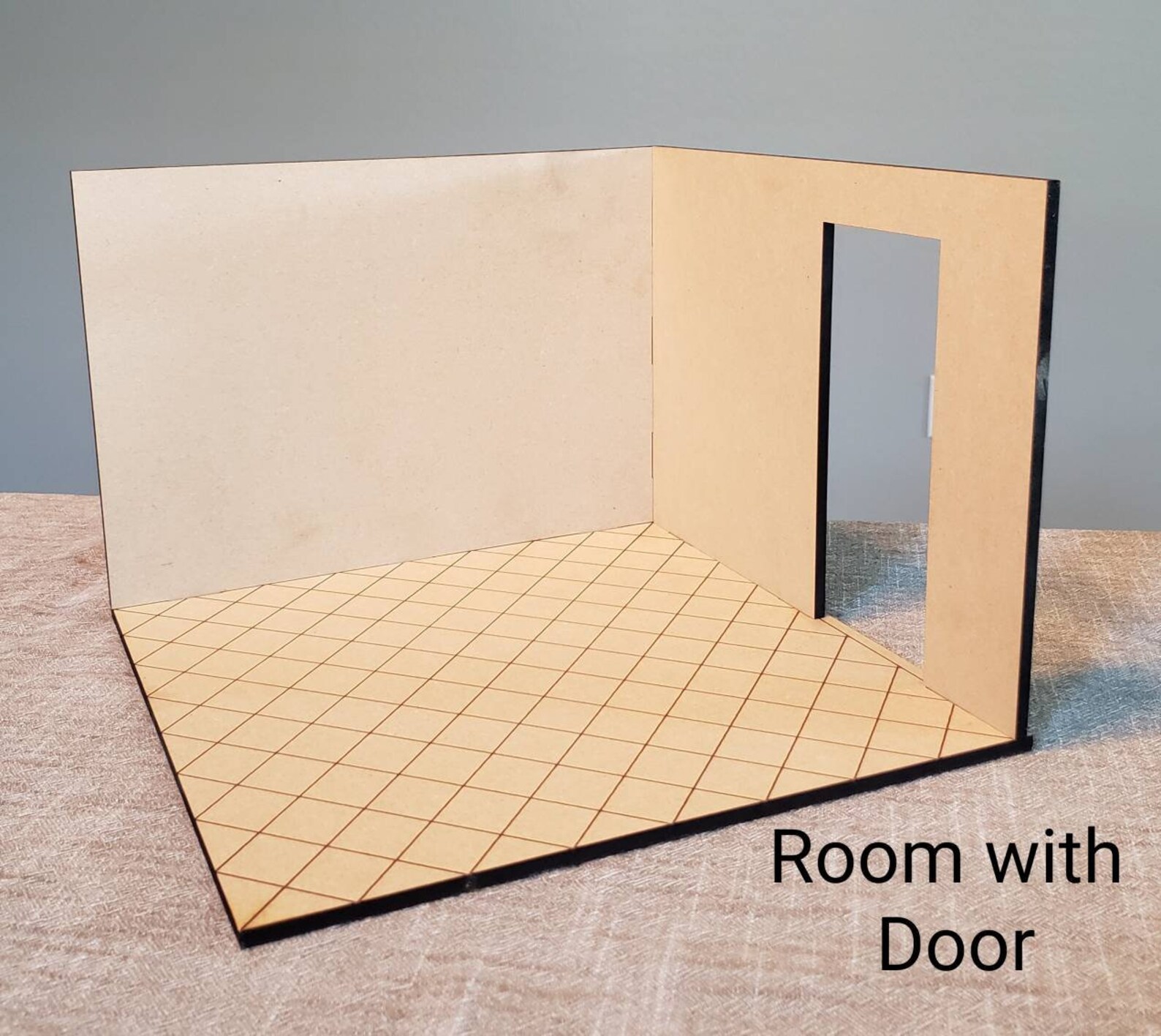 Corner Room Box Kit Fits 112 Scale and 56 Dolls Etsy Canada