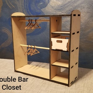 Clothing Closet for 1:6 Scale For 1112 Dolls image 4