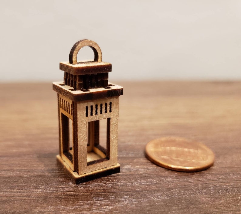 Miniature Lantern for 1:12 Scale Dollhouse image 3