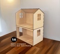 Stackable Dollhouse Room Box | Dollhouse Room Box | Photography Backdrop | 11-12 inch dolls | 1:6 Scale