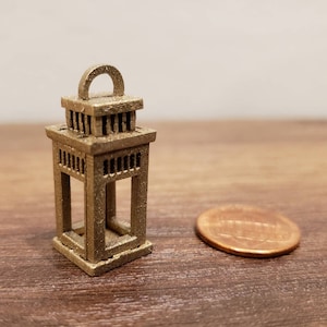 Miniature Lantern for 1:12 Scale Dollhouse image 6