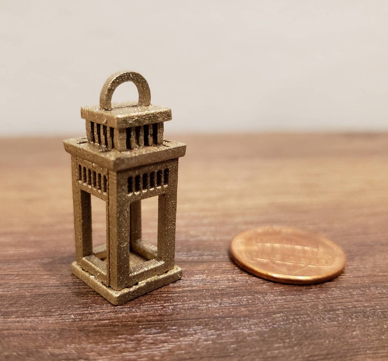 Miniature Lantern for 1:12 Scale Dollhouse image 6