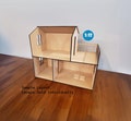 Stackable Dollhouse Room Box | Dollhouse Room Box | Photography Backdrop | 5-6 Inch Doll Room Box | 1:12 Scale