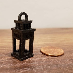 Miniature Lantern for 1:12 Scale Dollhouse image 5