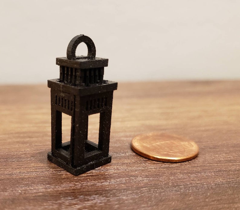 Miniature Lantern for 1:12 Scale Dollhouse image 5