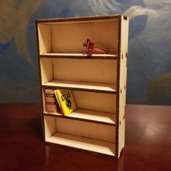 1:12 Cute MINI Dollhouse Miniature bookshelf cabinet 