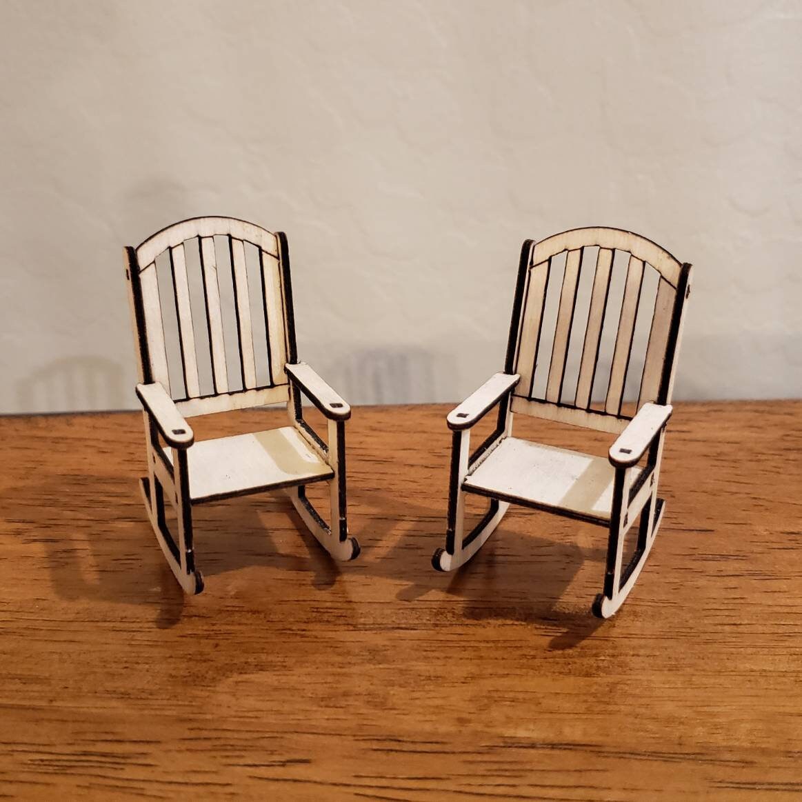 Miniature Doll Rocking Chair for 1:24 Scale - Etsy