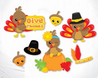 Thanksgiving Turkey cutting files svg, dxf, pdf, eps included - cut files for cricut and silhouette - Cutting Files SVG