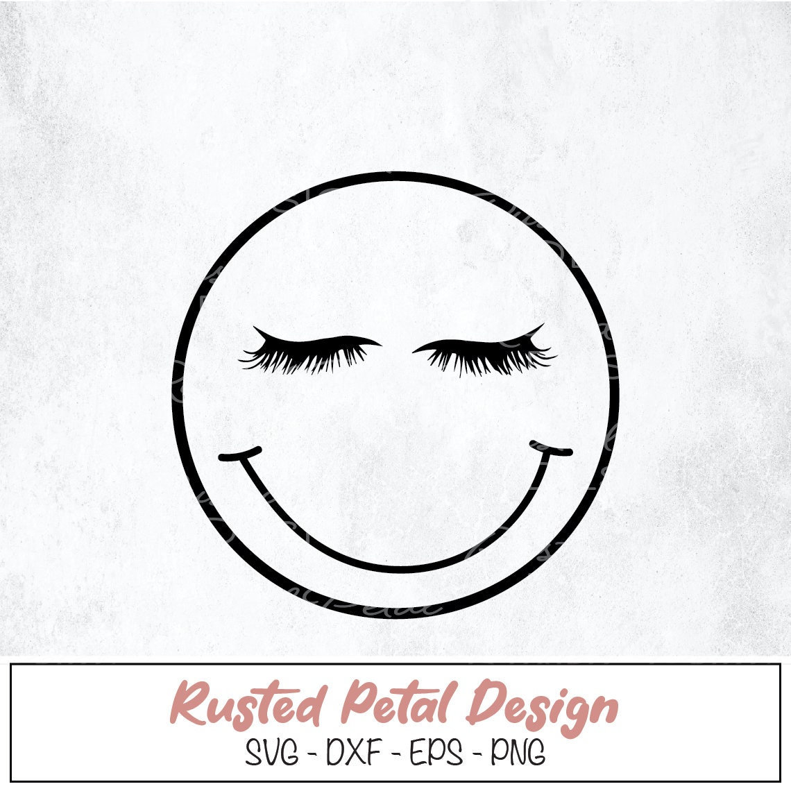 Smiley Face Lashes svg, Smiley Face svg, Esthetician svg, Eyelash