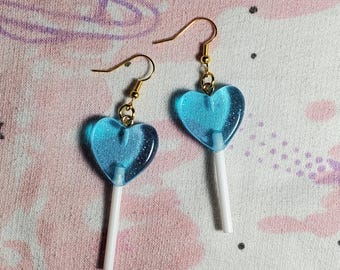 Heart Lollipop Earrings