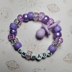 Pacifier fidget kandi