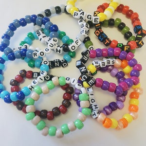 1 5 10 15 20 25 Spooky Halloween Kandi Kandi Singles Mystery Grab Bag  Confetti Bulk Bracelets Beaded Jewelry Rave 