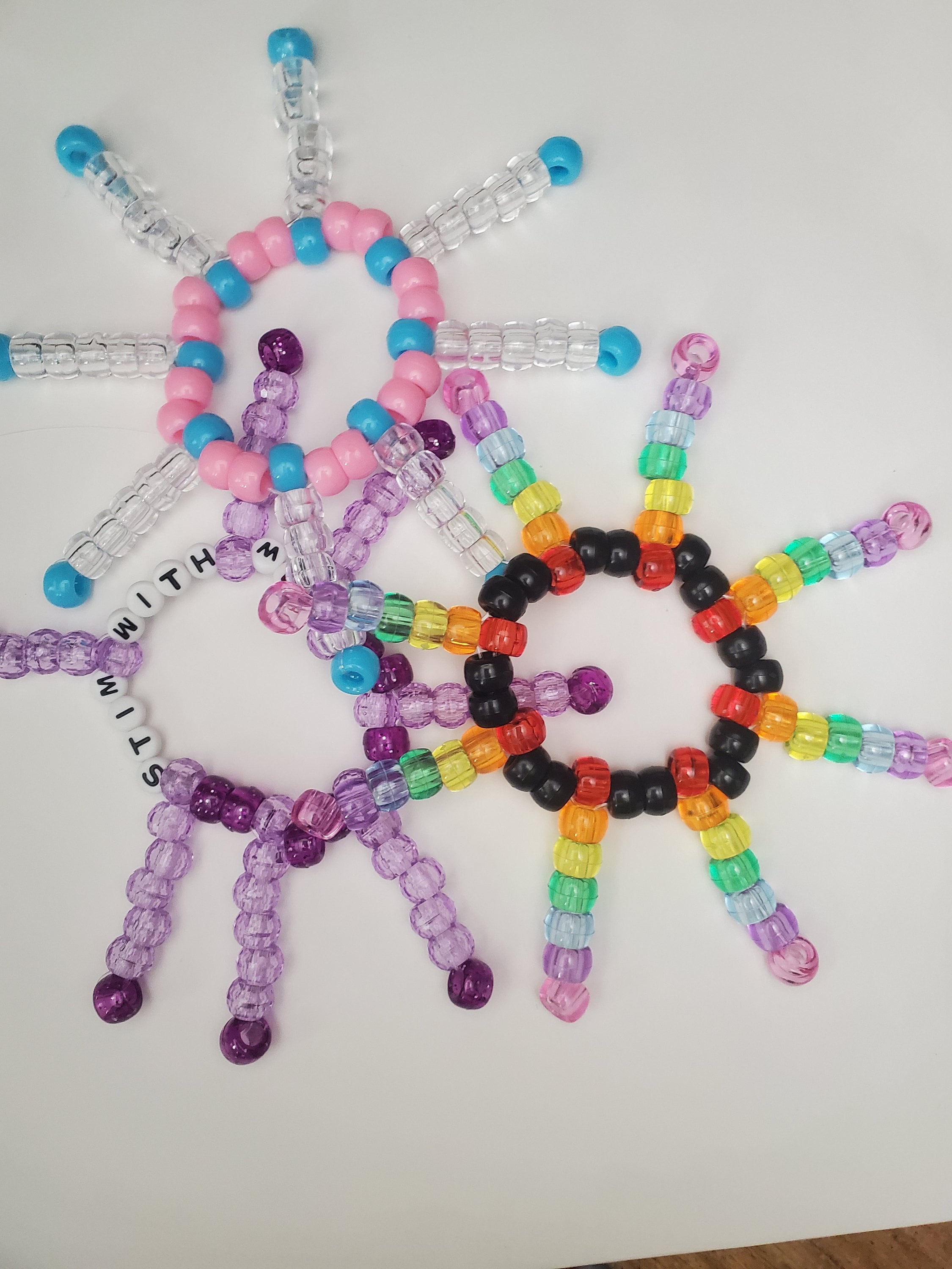 Random or Custom Stimming Kandi Bracelet Etsy