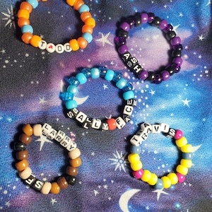 Custom sally face kandi bracelet
