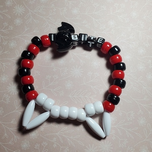 I bite vampire fangs kandi single