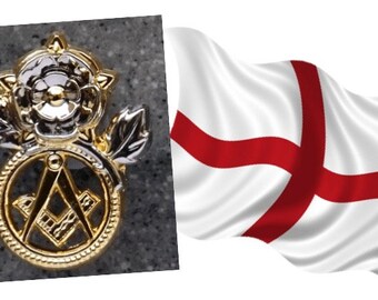 Insignia de pin de los masones masónicos de la herencia inglesa de 2026