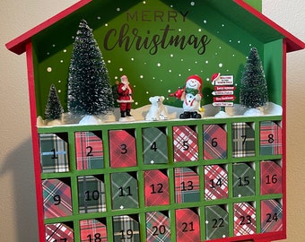 Christmas Holiday Adventskalender aus Holz