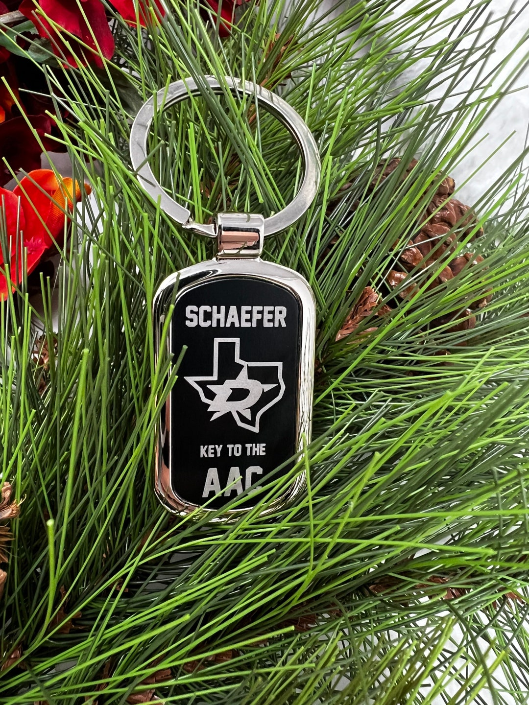 Keychain Aac Dallas Stars AAC Keychain - Etsy Australia