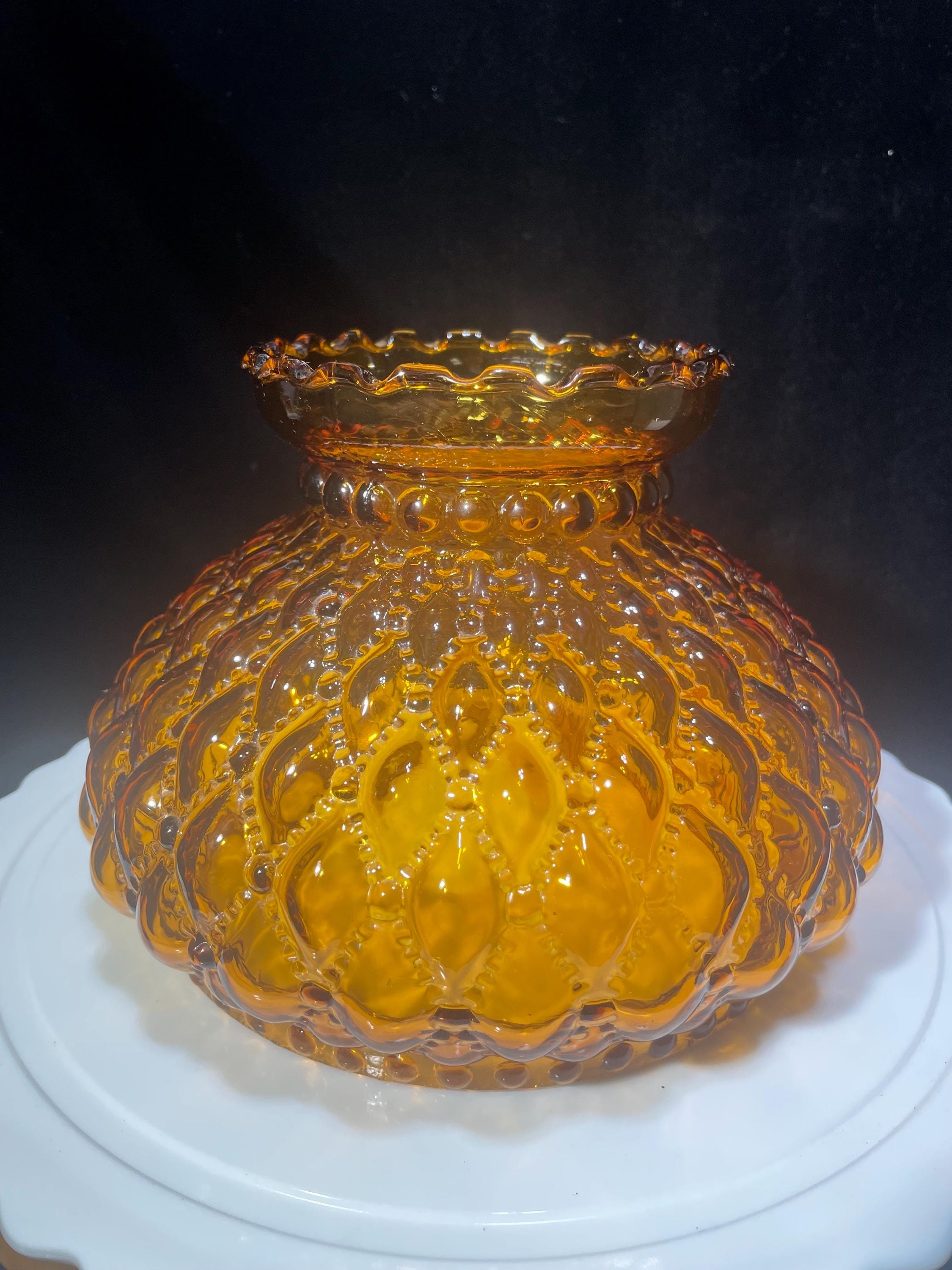 Amber Hurricane Lamp Quilted - Etsy