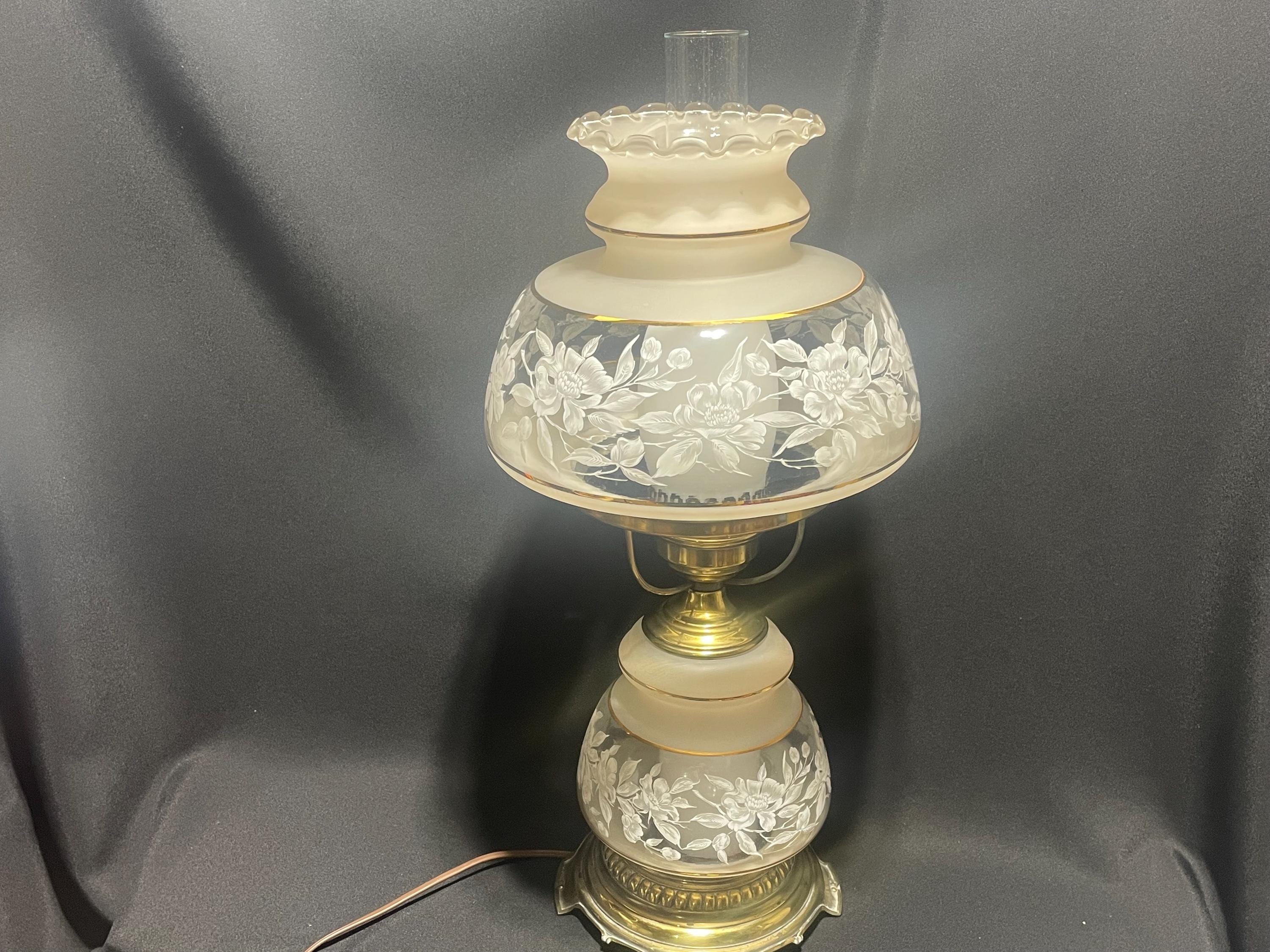 Vintage Quoizel Satin Lace With Gold Trim 