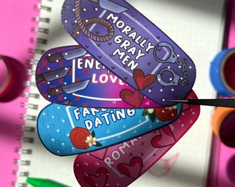 Book Trope Bandaid Stickers: Fanfiction Reader Decals