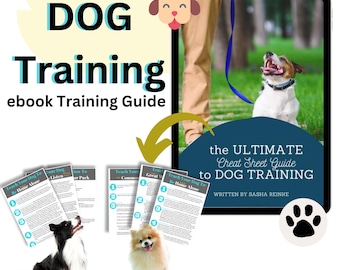 Pet Planner and Dog Training Manual ebook, Dog Training Workflows, for pet parents, dog owners, dog training tips, Dog Training Guide