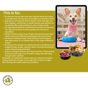 Pet Parent Recipe Ebook Bundle for Dog Food and Dog Birthday Planner with Printable PDF, Instant Download, Recipes, Pet Food, Pet Health