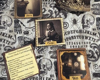 13 Card Victorian Phantasmagoria Oracle Booster Deck: Dark Shadow Work Cards
