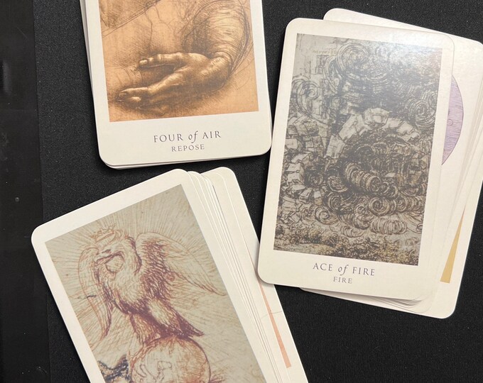 2005 Da Vinci Enigma Tarot Card Deck as Is, Used Tarot Card Deck Etsy