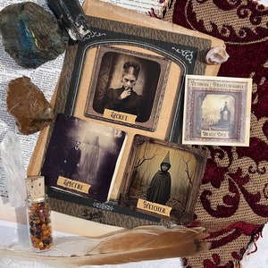Victorian Phantasmagoria Orakel Karten Deck, Dunkle Orakel Karten, Spooky Orakel Karten, Schattenarbeit Karten