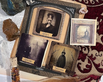 Victorian Phantasmagoria Oracle Card Deck: 30 Dark Shadow Work Cards