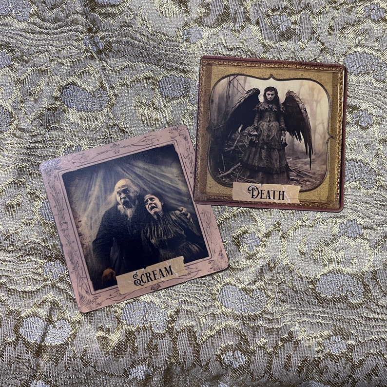 Victorian Phantasmagoria Dark Oracle Cards for Halloween.