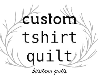 Custome Tshirt Quilt, Tshirt Blanket - 20 Tshirts