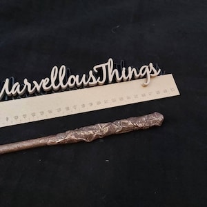 Handmade Witch Wizard Wand, Dark Fairy Magic Wand, Magic Spell Costume Wand Accessories A5