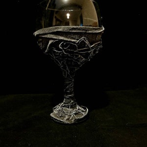 Bicchiere da gin gotico decorativo, bicchieri per il giorno dei morti,